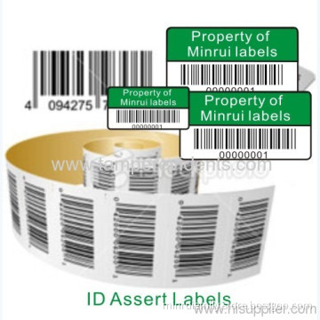One Time Use Destructible Barcode Label,high Security Printable Barcode Label,eggskin Asset Stickers 